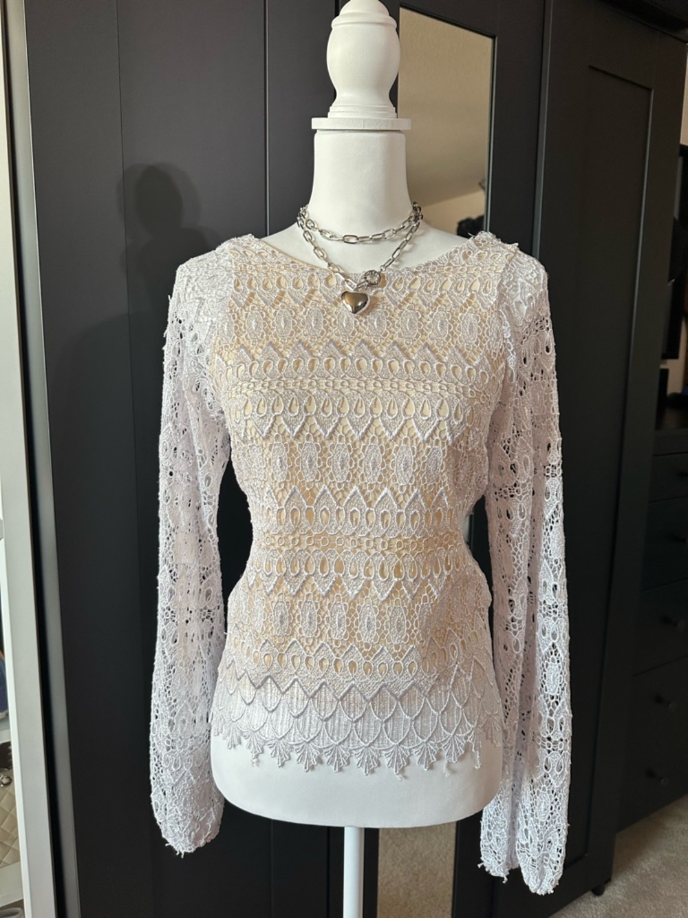 Stone Cold Fox Open Back Top Size M